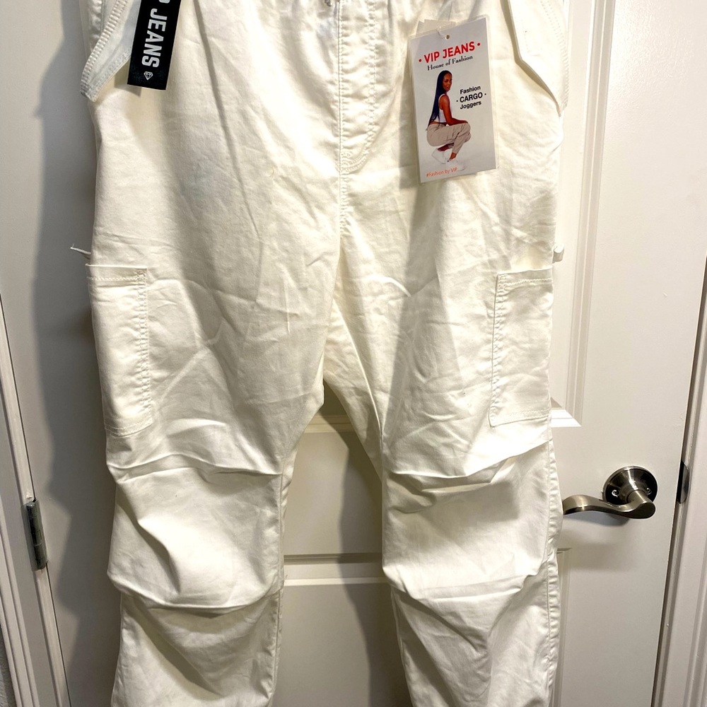 VIP Women's White Cargo Pants